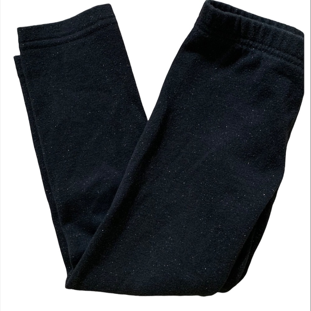 Girls Carter’s black sparkle leggings